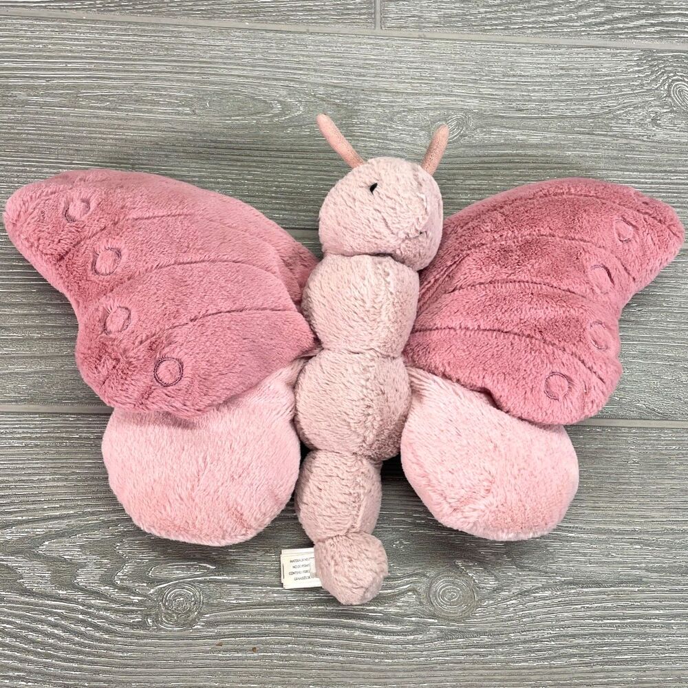 Jellycat Pink Plush Butterfly Stuffed Animal